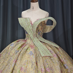 Jancember 6803 Chic Pearls Colorful Empire Quinceanera Vestidos para fiesta - Product Image 2