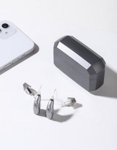 ابتكارات جديدة قابلة لإعادة الشحن جهاز السمع اللاسلكي BTE ملحق الصم مع لوحة الوجه وخطاف الأذن - Product Image 3