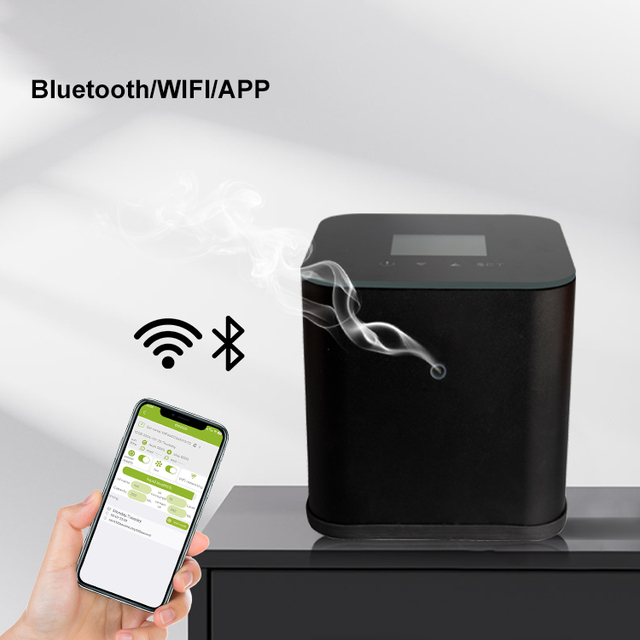 Custom Logo Luxury Commercial Hotel Home Office Electric Smart App Waterless Pure Essential Oil Cold Air Scent Diffuser Machine
