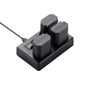 <span class=keywords><strong>Chargeur</strong></span> <span class=keywords><strong>NP</strong></span> <span class=keywords><strong>FZ100</strong></span> 3 emplacements avec port de charge Type C et USB pour appareil photo <span class=keywords><strong>Sony</strong></span> Alpha A6600 A6700 A7R3 ARR4 A7R5 A7S3 ILCE-9 A7III - Product Image 1