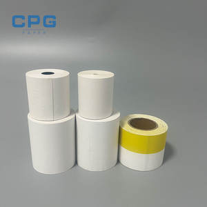 Papel para tickets de estacionamiento y recibos de efectivo, personalizado OEM, sin BPA, 55gsm 65gsm, con imagen profunda, en rollo de 80x60mm 80x70mm 80×80mm - Product Image 1