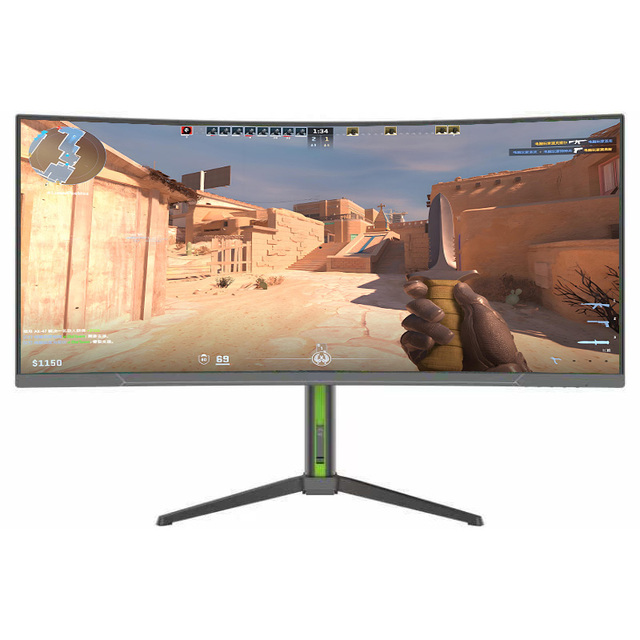 Gaming Monitors Curved 34 Inch 3440*1440 165hz Super Wide HDR 1ms Computer Monitor