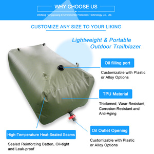 Réservoir souple portable personnalisé en bâche TPU pour carburant, essence, méthane, biogaz, oxygène - Product Image 4