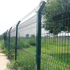 Clôture en treillis métallique en V soudé à chaud Clôture sinueuse soudée en 3D - Product Image 6