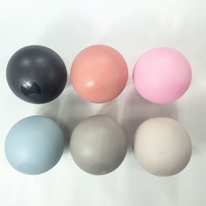 Üretici 20cm Pilates topu Glute asansör saman topu Fitness için özel Logo egzersiz özelliği PVC Mini Pilates Yoga topu - Product Image 1