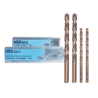 Foret hélicoïdal YG-1 HSS-Co8% D2101 1-13mm à queue droite, haute précision pour le perçage de l'acier inoxydable et des métaux