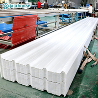 Tôle de toiture trapézoïdale en PVC-U, étanche, isolante thermiquement et insonorisée, tuile de toit ASA PVC 3 couches, moderne, garantie 5 ans, direct usine