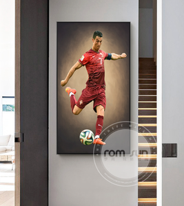 Póster de estrella de fútbol personalizable, pintura para sala de Fitness, sala de juegos - Product Image 6
