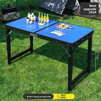 Klappbarer Moderner Tragbarer Aluminium-Legierungstisch für Outdoor-Stände und Nachtmärkte Multifunktionaler Ess- und Lerntisch Kleiner Tisch