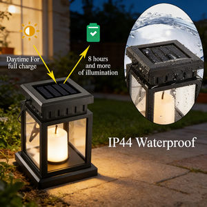 Lámpara Solar Colgante para Exteriores con Efecto de Vela, Estacas de Luz para Jardín, Patio, Césped, Terraza, Sombrilla, Carpa, Árbol, Patio, Entrada de Vehículos, Blanco Cálido, IP54 - Product Image 5