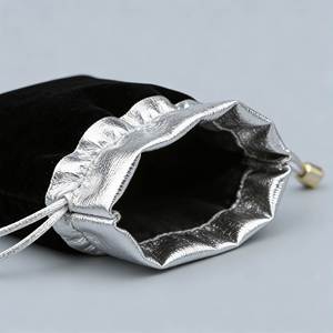 New Creative Custom with Logo Drawstring Velvet <b>Pouch</b> Luxury Elegance for Jewelry Display & Gift Packaging - Product Image 4