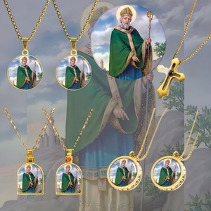 Colgantes Religiosos de Diferentes Formas de GIVELUCK, Colgante de la Divinidad Guardiana Irlandesa, Preparado para el Día de San Patricio - Product Image 1