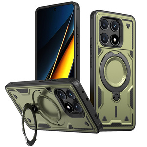 TPU + PC 360 ° Soporte de anillo giratorio Kickstand Cubierta de patrón de CD magnético para <span class=keywords><strong>Xiaomi</strong></span> 14T/14T <span class=keywords><strong>PRO</strong></span> Soft TPU PC Funda de teléfono a prueba de golpes - Product Image 1