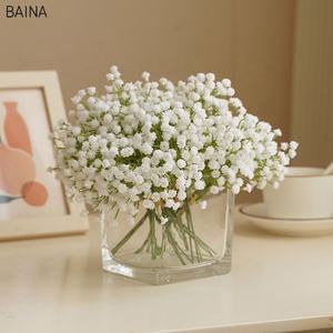 Delicada gran oferta de flores de aliento de bebé de seda Real Touch, ramo de Gypsophila para decoración de <span class=keywords><strong>Casa</strong></span> de boda, característica simulada - Product Image 4