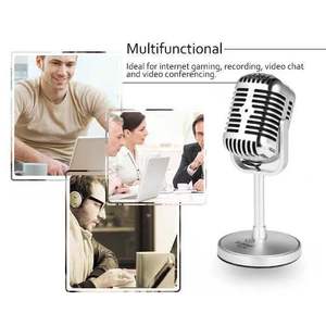 Microphone pour ordinateur de bureau pour streamers, karaoké, PUBG, chat vocal, jeu, streaming en direct, carte son vocale - Product Image 5