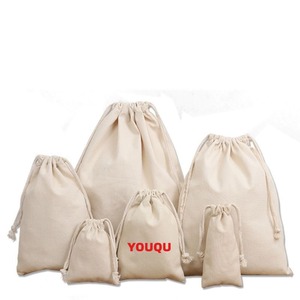 Sac à cordon premium en toile réutilisable pour les salons professionnels et les cadeaux promotionnels - Product Image 1