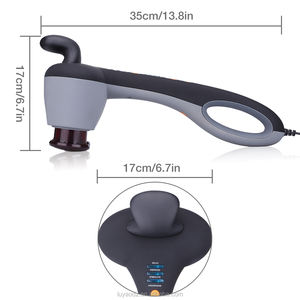 Masajeador de Mano de Doble Cabezal LUYAO LY-627A con Calefacción y Percusión para Espalda - Product Image 5