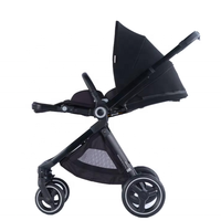 Poussette bébé légère en aluminium 3-en-1 pratique et polyvalente