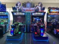 Machine d'arcade de course d'occasion, simulateur de conduite sur circuit de vitesse, jeu à monnayeur pour centre de divertissement familial