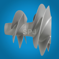 Nouvel Impeller Double en Acier Inoxydable de 159 mm de Diamètre pour Seadoo GTX LTD IS 255/GTX LTD IS 260 PWC Marine Fly Board