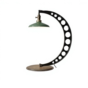 Modern Wooden <b>Adjustable</b> AC Powered Wi-Fi Enabled LED Touch Control 3500K Warm White Eye Caring <b>Table</b> Lamp Fabric Drum Shade for - Product Image 1