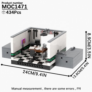 MOC1471 FNAF Oso de medianoche 2 Oficina sin figuras de acción bloques de construcción figuras juegos ladrillos amigo juguetes 5 noches en <span class=keywords><strong>Freddy</strong></span> - Product Image 2