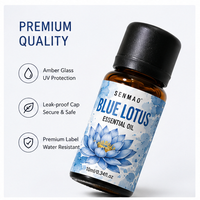 Huile essentielle de lotus bleu pure et naturelle ; nourrit la peau et détend le corps et l'esprit, convient aux soins de la peau et à l'aromathérapie.
