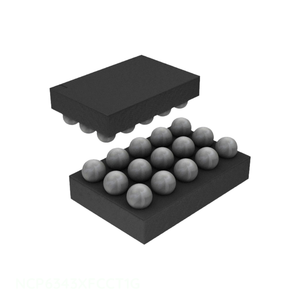 Composants électroniques de puces originales Power Management (PMIC) 15 UFBGA, WLCSP NCP6343XFCCT1G - Product Image 1