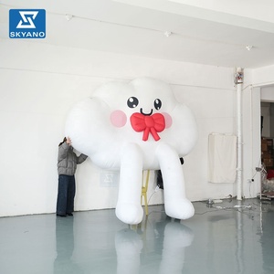 Modello Gonfiabile di Nuvola a Forma di Cartone Animato per Decorazione Porta Centro Commerciale - Product Image 3