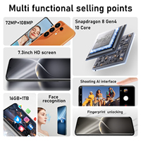 Smartphone Africa Camon 50 Ultra OEM Unlock 4G 5G Camon 50 Pro 16+1TB Layar 7,3 inci 108MP 7800mAh Edisi Global Ponsel Baru Techno