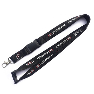 Longe en polyester écologique personnalisée, <span class=keywords><strong>belle</strong></span> sangle de cou imprimée en soie durable, or, argent, crochet à paillettes inclus - Product Image 4
