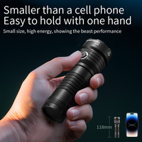 Lampe torche rechargeable à 7 mèches, haute puissance, très lumineuse, L25, avec 3700 lumens, 35W, puissante, étanche