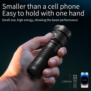 Đèn pin sáng cao cấp 7 bóng sạc lại được L25 với 3700 lumens, 35W, chống nước mạnh mẽ - Product Image 5