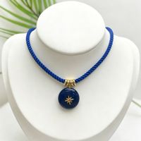 Beadsnice – pendentif en pierres précieuses naturelles incrustées de CZ, œil de tigre, lapis-lazuli, quartz rose, pierre ronde, collier pour femmes, bijoux de charme, cadeau