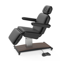 Fauteuil médical électrique Novora Advanced avec 4 moteurs OKIN, chauffage, éclairage LED, réglable, pour gynécologie et esthétique