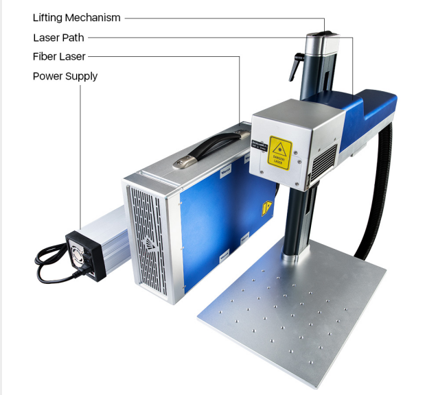 50w Fiber Laser Marking Mchine/ 50 Watt Fiber Laser Engraving Machine for Home Small Business