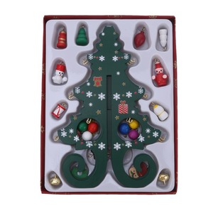 Supporto per Mini Albero di Natale, Decorazioni Natalizie in <span class=keywords><strong>Legno</strong></span>, Albero di Natale Artificiale per Decorazione da Tavolo - Product Image 3