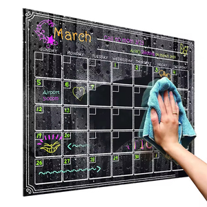 Venta caliente impermeable niños para escribir tablero crecimiento plan de aprendizaje animar pizarra pegatinas pared pegatina decorativa - Product Image 4