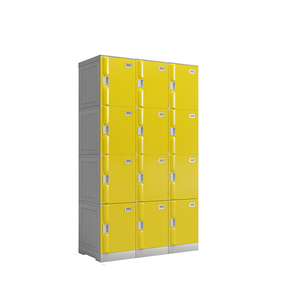 Casier de rangement en plastique ABS pour personnel scolaire et sportif, armoire de vestiaire pour hammam et penderie, construction métallique - Product Image 4