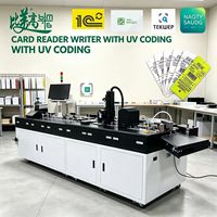 Imprimante jet d'encre UV pour l'impression d'étiquettes RFID et de codes-barres, machine de codage automatique haute vitesse avec connectivité sans fil/USB