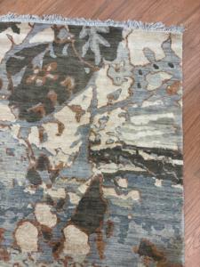 Alfombra abstracta hecha a mano de viscosa de lana moderna, pila alta, Reversible, ecológica, duradera, decoración de suelo de lujo - Product Image 5