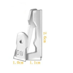 Poids de l'argent ON, vis incluses : 5 grammes