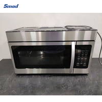 Oven Microwave Listrik Stainless Steel Berkualitas Tinggi 1.7 Cuft dengan Kontrol Digital dan 9 Menu Masakan Otomatis untuk Penggunaan di Rumah