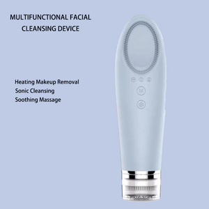 4 trong 1 Soin de Visage không thấm nước mềm Silicone điện làm sạch mặt massager mặt rửa bàn chải Kit - Product Image 5