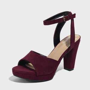 Zapatos de Tacón Clásicos con Estampado de Cocodrilo, Punta Abierta, Plataforma, Correa en el Tobillo, Tacón Cuadrado, Elegantes, Ligeros, para Boda - Product Image 2