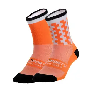 Customizable Mesh Breathable Sports Mandarin Duck Socks Nylon Machine Seam Head Cycling Socks