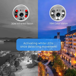 Mini caméra IP WiFi 3MP Tuya Smart Ai avec suivi automatique, caméra de sécurité domestique, vision nocturne couleur IR, caméra CCTV extérieure - Product Image 4