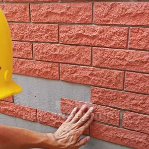 Tuiles murales 3D autocollantes en pierre flexible Mcm, imitation <span class=keywords><strong>brique</strong></span> fendue, culture douce, argile modifiée, <span class=keywords><strong>à</strong></span> peler et <span class=keywords><strong>à</strong></span> <span class=keywords><strong>coller</strong></span> - Product Image 2