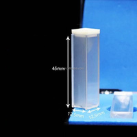 Cuvette en verre de quartz JGS1 1200 résistante aux hautes températures, personnalisable en usine, pour spectrométrie