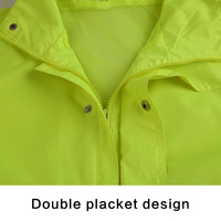 Combinaison de pluie haute visibilité imperméable, veste de pluie imperméable, imperméable de travail, équipement de pluie réfléchissant industriel
